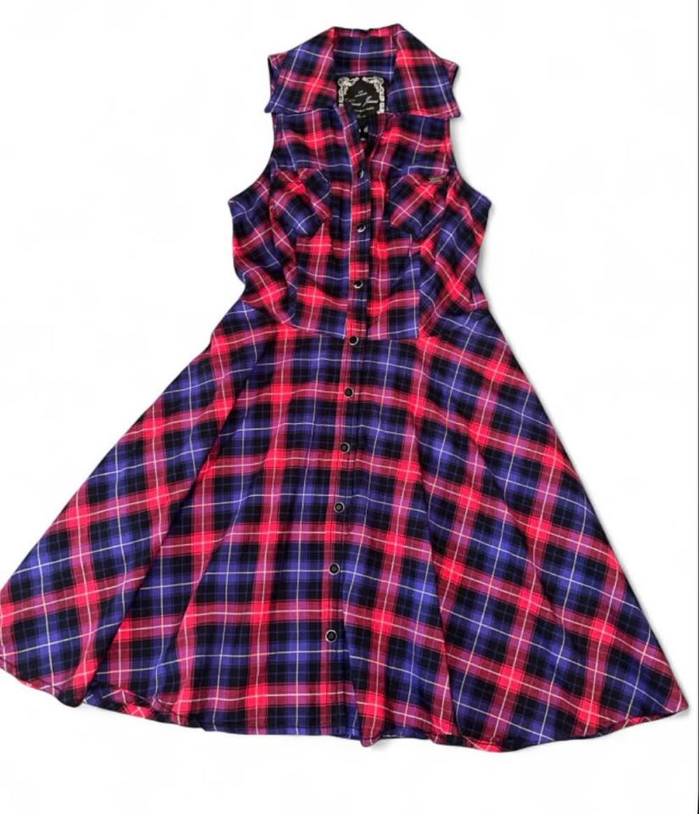 Guess Jeans Plaid Sleeveless Dress size 1